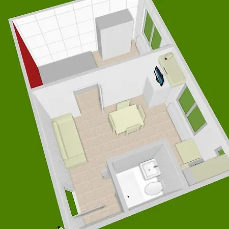 아파트 Delightful Two-room
